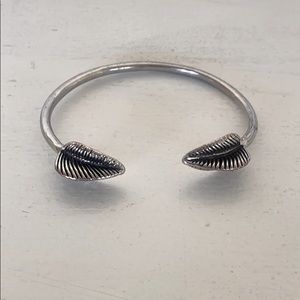 Metal silver bracelet